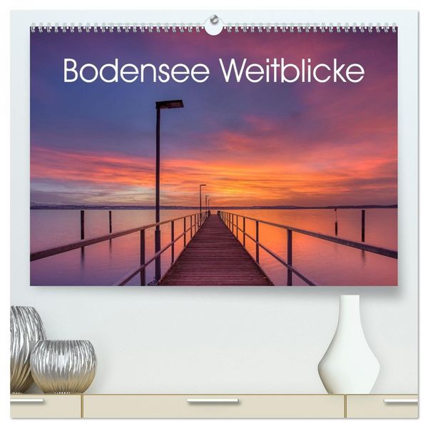 Produktbild: Bodensee Weitblicke (hochwertiger Premium Wandkalender 2026 DIN A2 quer), Kunstdruck in Hochglanz