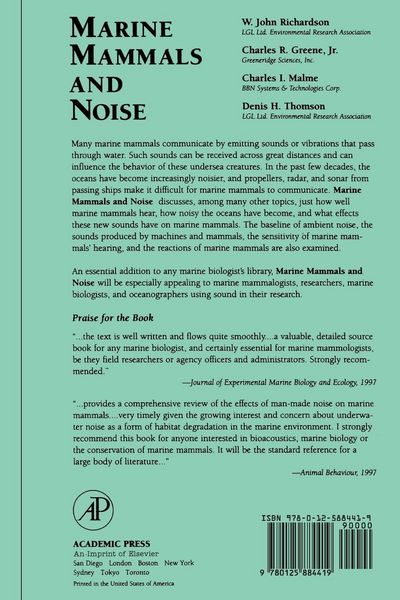 Produktbild: Marine Mammals and Noise