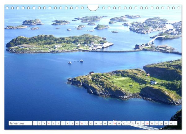 Produktbild: Norwegen - Unterwegs auf den Lofoten (Wandkalender 2026 DIN A4 quer), CALVENDO Monatskalender