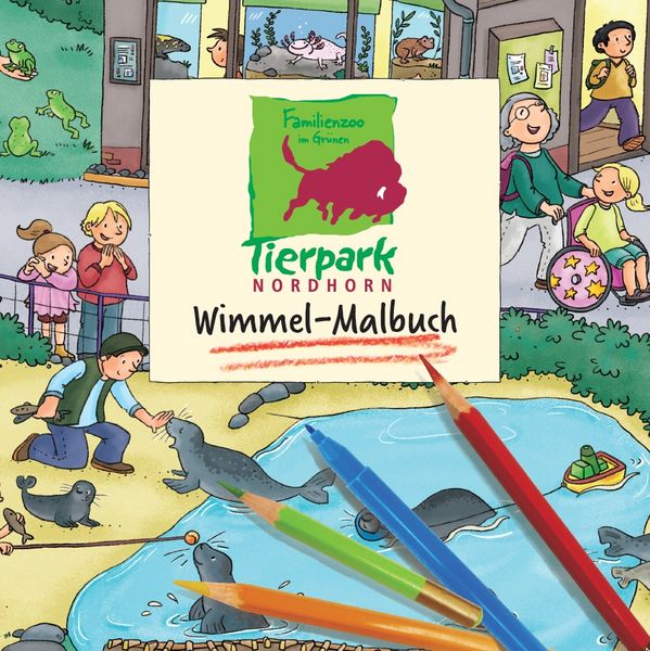 Produktbild: Tierpark Nordhorn Wimmel-Malbuch