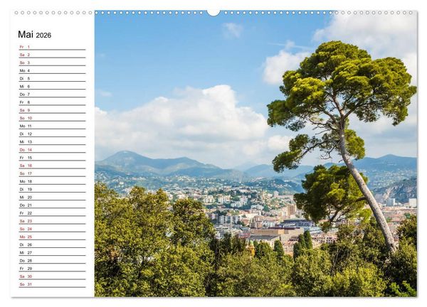 Produktbild: NIZZA Idyllische Impressionen (Wandkalender 2026 DIN A2 quer), CALVENDO Monatskalender