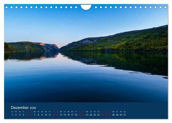 Produktbild: Nationalpark Krka - Wasser-Wunderwelt in Dalmatien (Wandkalender 2026 DIN A4 quer), CALVENDO Monatskalender
