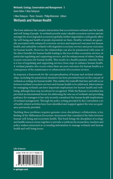 Produktbild: Wetlands and Human Health