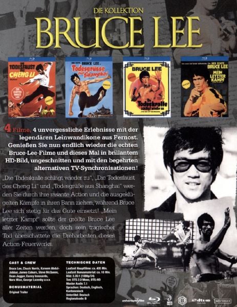 Produktbild: Bruce Lee - Die Kollektion - Uncut [4 BRs]