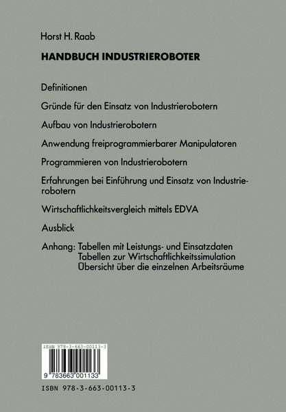 Produktbild: Handbuch Industrieroboter