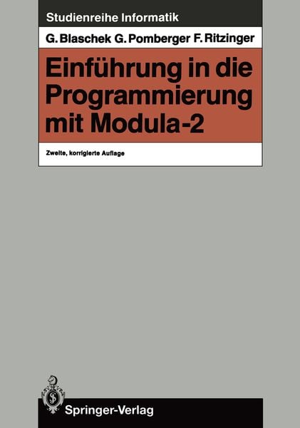 Produktbild: Einf&uuml;hrung in die Programmierung mit Modula-2