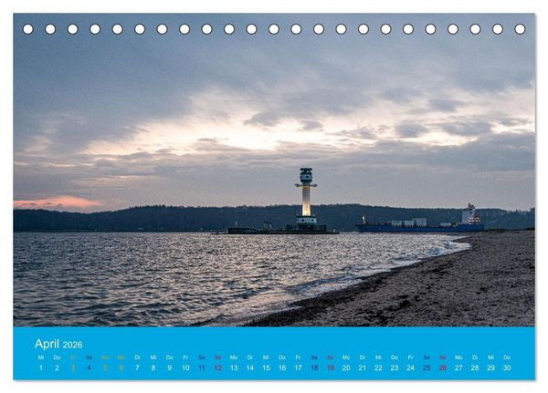 Produktbild: An der Kieler F&ouml;rde (Tischkalender 2026 DIN A5 quer), CALVENDO Monatskalender