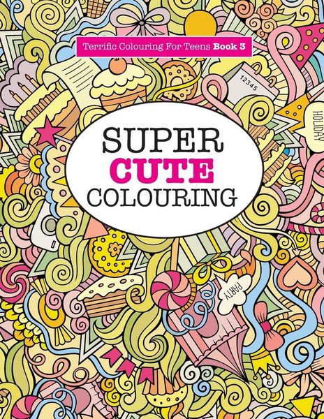 Produktbild: Super Cute Colouring (Terrific Colouring For Teens )