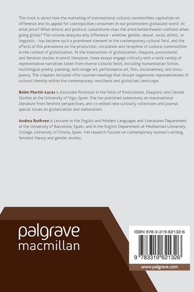 Produktbild: Narratives of Difference in Globalized Cultures