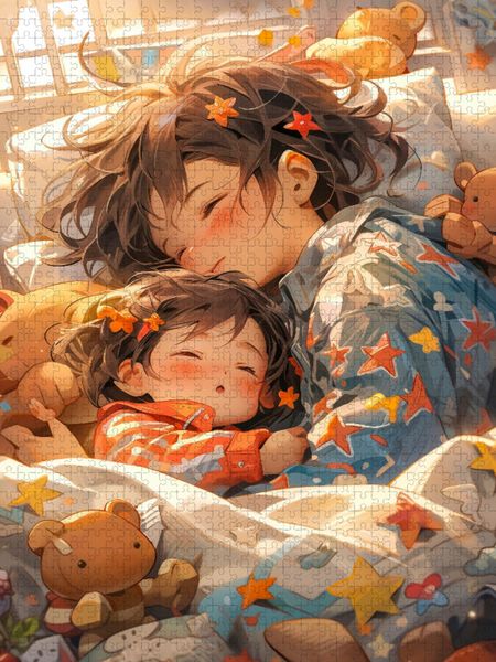 Produktbild: CALVENDO Puzzle Manga Kinder | 1000 Teile Lege-Gr&ouml;&szlig;e 64x48cm Foto-Puzzle f&uuml;r gl&uuml;ckliche Stunden