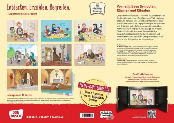 Produktbild: Bet&uuml;l und Nele entdecken Kirche und Moschee. Kamishibai Bildkartenset