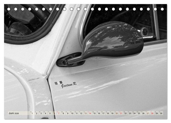 Produktbild: il Cinquecento - Details im Fokus - im Look eines legend&auml;ren Analogfilms (Tischkalender 2026 DIN A5 quer), CALVENDO Monatskalender