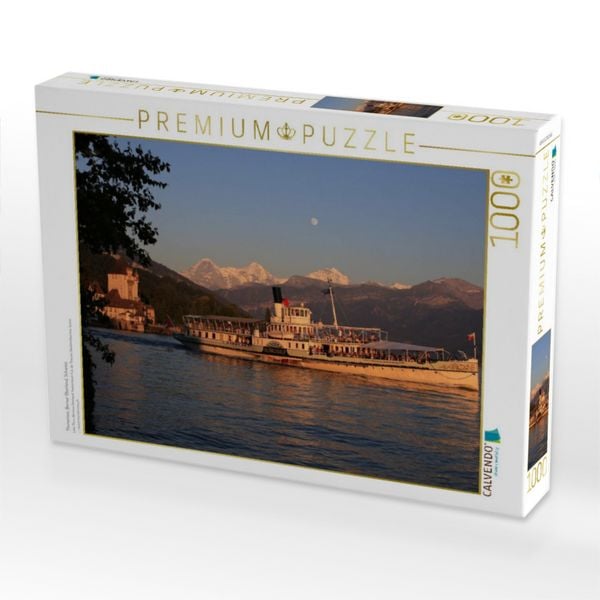 Produktbild: CALVENDO Puzzle Thunersee, Berner Oberland, Schweiz | 1000 Teile Lege-Gr&ouml;&szlig;e 64x48cm Foto-Puzzle f&uuml;r gl&uuml;ckliche Stunden