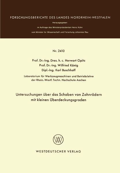 Produktbild: Untersuchungen &uuml;ber das Schaben von Zahnr&auml;dern mit kleinen &Uuml;berdeckungsgraden