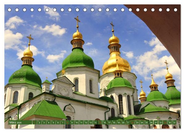 Produktbild: Kiew - Hauptstadt der Ukraine (Tischkalender 2026 DIN A5 quer), CALVENDO Monatskalender