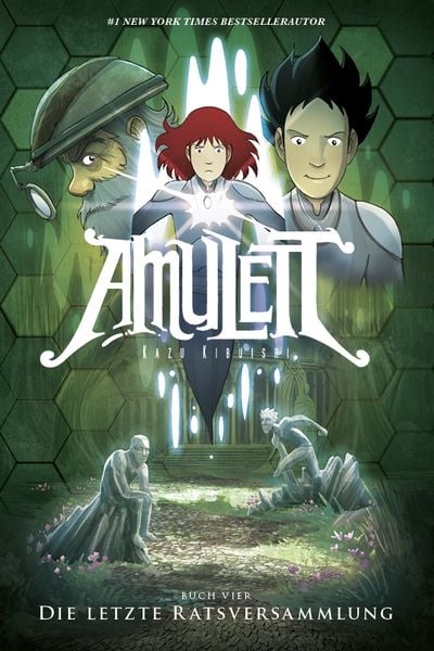 Amulett Buch 4: Die letzte Ratsversammlung, Taschenbuch von Kazu Kibuishi, Adrian & wimmelbuchverlag, 978-3-948638-25-2