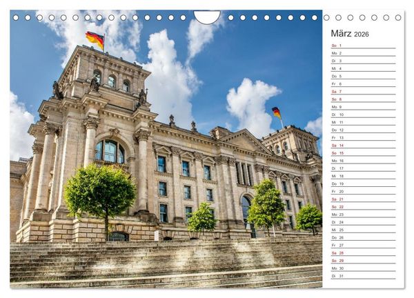 Produktbild: Berlin-Zentrum - Der Planer (Wandkalender 2026 DIN A4 quer), CALVENDO Monatskalender