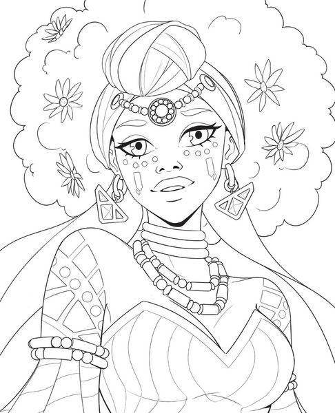 Produktbild: The Magical Girl's Self-Care Coloring Book