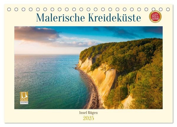 Insel Rügen - Malerische Kreideküste (Tischkalender 2025 DIN A5 quer), CALVENDO Monatskalender