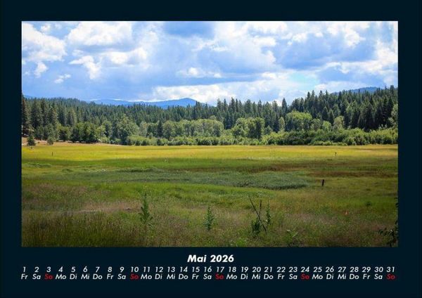 Produktbild: Landschaftskalender 2026 Fotokalender DIN A4
