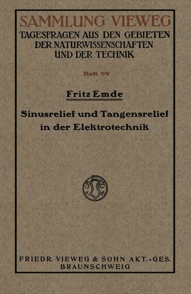 Produktbild: Sinusrelief und Tangensrelief in der Elektrotechnik