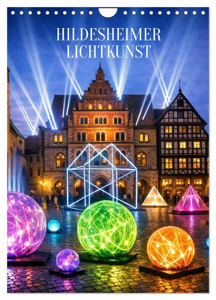 Produktbild: Hildesheim, ein Moment in dem die Stadt zu leuchten beginnt. (Wandkalender 2027 DIN A4 hoch), CALVENDO Monatskalender