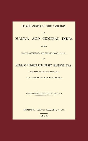 Produktbild: Recollections of the Campaign in Malwa and Central India Under Major General Sir Hugh Rose G.C.B.