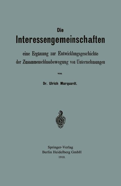 Produktbild: Die Interessengemeinschaften