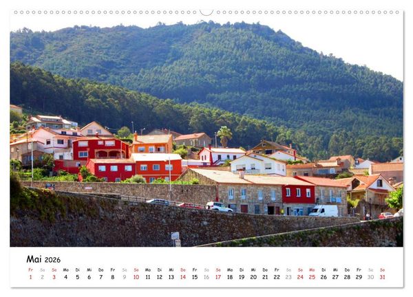 Produktbild: Camino Portugues - Jakobsweg (hochwertiger Premium Wandkalender 2026 DIN A2 quer), Kunstdruck in Hochglanz