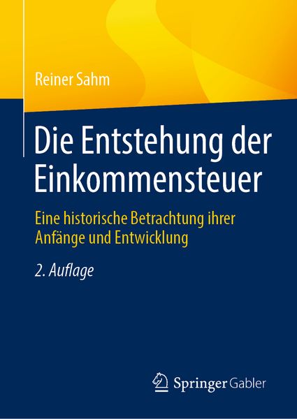 Produktbild: Die Entstehung der Einkommensteuer
