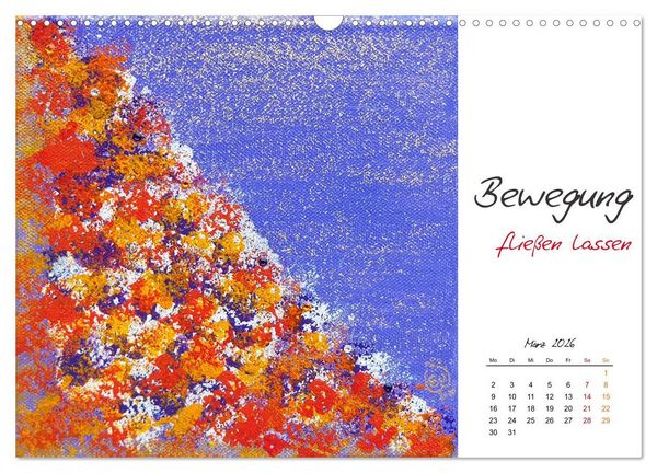 Produktbild: SeelenFreudeBilder - Strahlende Impulse zum Loslassen und Tr&auml;umen (Wandkalender 2026 DIN A3 quer), CALVENDO Monatskalender