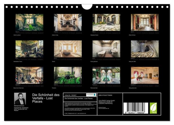 Produktbild: Die Sch&ouml;nheit des Verfalls - Lost Places (Wandkalender 2026 DIN A4 quer), CALVENDO Monatskalender