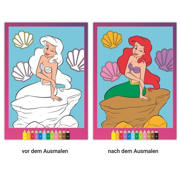 Produktbild: CreArt Malen nach Zahlen ab 5 Disney Prinzessinnen - Starke M&auml;dchen