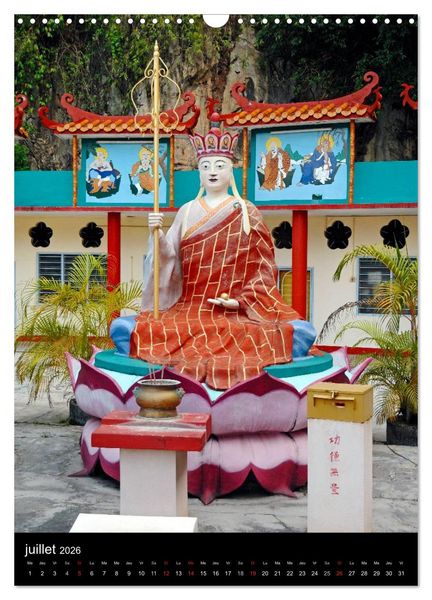 Produktbild: Bouddha Portraits du Sage (Calendrier mural 2026 DIN A3 horizontal), CALVENDO calendrier mensuel
