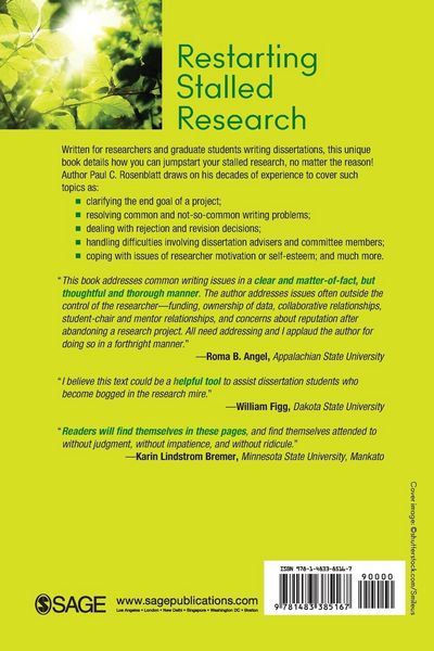 Produktbild: Restarting Stalled Research