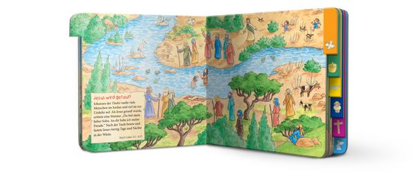 Produktbild: Mein kleines Bibel-Wimmelbuch von Jesus