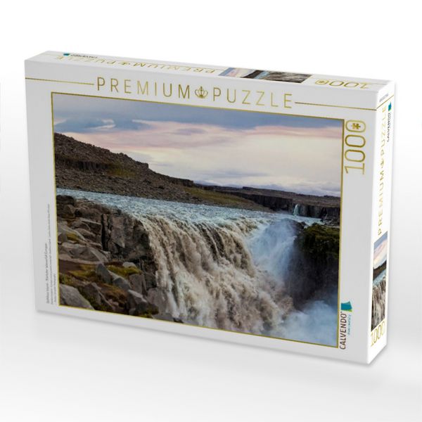 Produktbild: CALVENDO Puzzle Dettifoss Island - St&auml;rkster Wasserfall Europas | 1000 Teile Lege-Gr&ouml;&szlig;e 64x48cm Foto-Puzzle f&uuml;r gl&uuml;ckliche Stunden