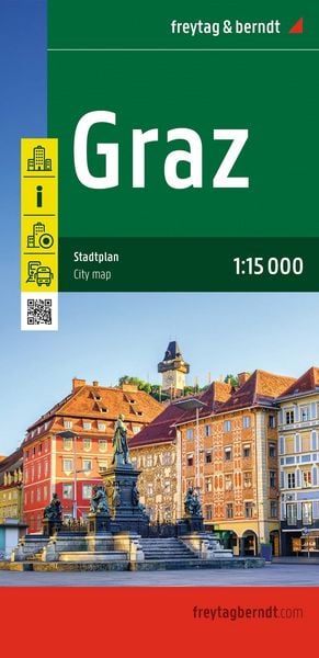 Produktbild: freytag & berndt Stadtplan Graz 1:15.000