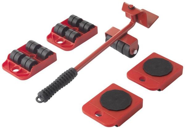 Produktbild: TOOLCRAFT TO-7730013 M&ouml;bel-Heber und Transportroller Set Traglast (max.): 150kg