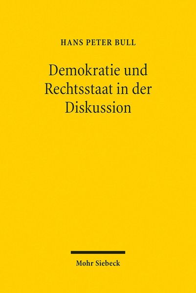 Produktbild: Demokratie und Rechtsstaat in der Diskussion