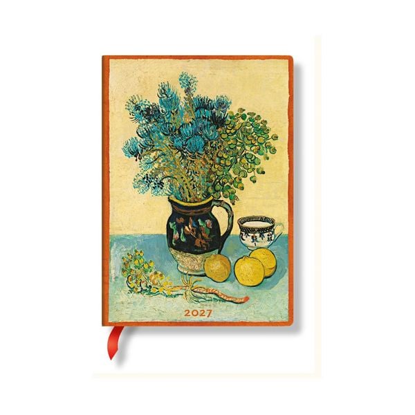 Produktbild: 2027 Van Gogh's Still Life MIDI Horizontal Hardcover 12-Month Weekly Planner, 160pg, 100gsm by Paperblanks