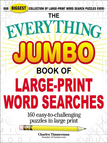 Produktbild: The Everything Jumbo Book of Large-Print Word Searches