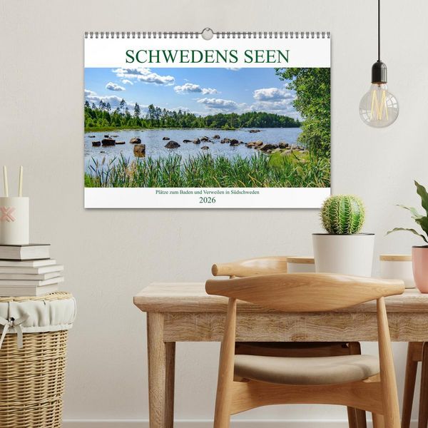 Produktbild: Schwedens Seen (Wandkalender 2026 DIN A3 quer), CALVENDO Monatskalender