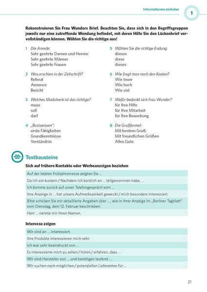 Produktbild: PONS B&uuml;rokommunikation Deutsch