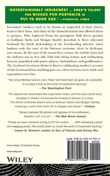 Produktbild: The Accidental Investment Banker - Inside the Decade That Transformed Wall Street