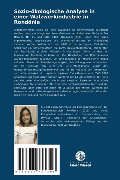 Produktbild: Sozio-&ouml;kologische Analyse in einer Walzwerkindustrie in Rond&ocirc;nia