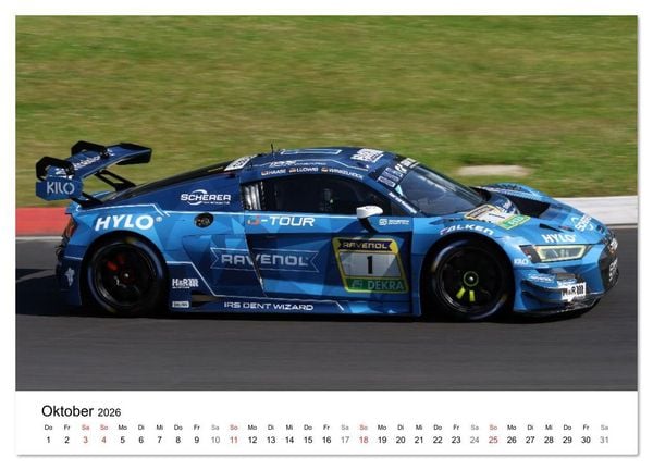 Produktbild: 24h am Ring (hochwertiger Premium Wandkalender 2026 DIN A2 quer), Kunstdruck in Hochglanz