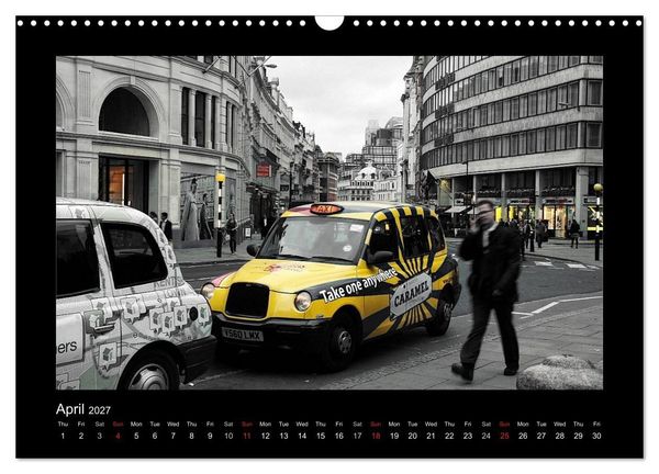 Produktbild: Taxis in London / UK-Version (Wall Calendar 2027 DIN A3 landscape), CALVENDO 12 Month Wall Calendar