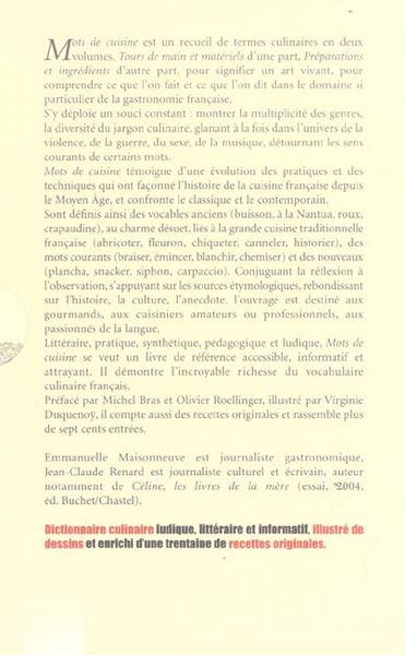 Produktbild: Mots de cuisine coff 2 vols