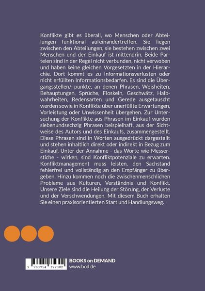 Produktbild: Konflikte aus Phrasen und Weisheiten im Einkauf